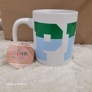 Victoria's Secret Pink Logo Matte Huge Oversize Mug Ceramic 29 Oz Boxed